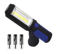 Vagocom LED Magnetic Inspection Lamp Torch,Battery Powered Worklight Bright Hand Held Flashlight Trouble Light for Mechanic Tool,Camping,Grill,BBQ,Emergency,Automotive,Dad Him Gift(Batteries Included)