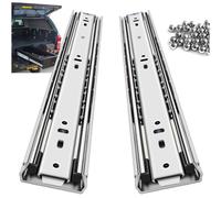 VAGUDE Heavy Duty Drawer Runners Slides Full Extension Side Mount 250 300 350 400 450 500 550 600 650 700 750 800 850 900 950 1000 mm 60 Kg Metal Dresser Cabine Rails Tracks Glides 1 Pair