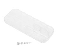 Vaguelly 1 Box White Flatback Faux Pearl Nail Charms Set for DIY Manicure Half Round Plastic Beads for Nail Art Decoration Versatile Design for Weddings Parties and Everyday