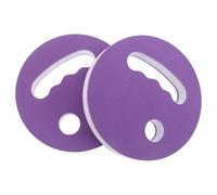 Vaguelly 1 Pair EVA Foam Handheld Swim Discs Pool Water Weights for Beginners, Round Palm Floats with Water Resistance for Swimming Aerobics and Aquatic Exercise