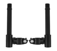 Vaguelly 1 Pair Wheelchair Tray Support Bracket Plastic Fixture Wide Compatibility Stable Support Black Sturdy Wear-Resistant Components for Meal and Work Scenes Suitable for Users