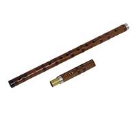 Vaguelly 1 Set Bitter Bamboo Flute Two-Section Chinese Flute Dizi for Student Practice Beginner Instrument F Key Portable Introductory