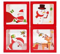 Vaguelly 1 Set Christmas Balloon Box Red Decor Bubble Decorations Red Stickers Red Balloon Garland Boxes From Santa Stickers Balloon Decoration Box Photography Prop Balloon Box Decors Boxed