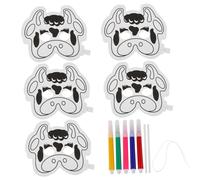 Vaguelly 1 Set DIY Blowing Up Blank Masks for Hand Painted Masquerade Masks Creative Art Project for Parties Fashion Shows and Special Events