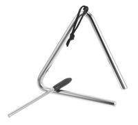 Vaguelly 1 Set Hand Percussion Triangle with Striker for Music Education and Interactive Learning Activities Lightweight Teaching Tool for Elementary Students
