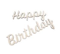 Vaguelly 1 Set Happy Birthday Letters Wall Decor DIY Birthday Party Decoration Versatile Wall Sticker for Home Nursery to Install for Memorable Celebrations
