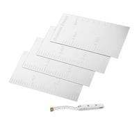 Vaguelly 1 Set Height Chart Wall Sticker Tape for Acrylic Mirror Growth Chart Decor Reflective Surface for Measuring Height for Bedroom Decoration and Lasting Memories