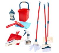 Vaguelly 1 Set Housekeeping Set Realistic Cleaning Supplies Playset for Engaging Broom Mop Dustpan Kit Montessori Educational Role Play for Parent Interaction