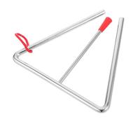Vaguelly 1 Set Musical Triangle Percussion Instrument for Lightweight Steel Design for Easy Gripping Early Music Education Tool for Montessori Musical Instruments for Rhythm Development
