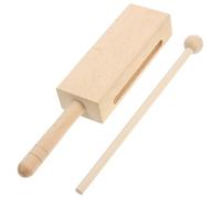 Vaguelly 1 Set Wooden Percussion Instrument with Mallet Ergonomic Design for Comfortable Playing for Adults for Practice Performance Any Space