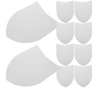 Vaguelly 10 Pcs Blank Paperboard Unfinished Cardboard Shield Shield Shapes Cutouts with Handles for Kids School Knight Crafts Play Castle Activities Dramatic Paint Party Decor