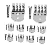 Vaguelly 10 Sets of 4.5mm Eyeglass Hinges for Repair Metal Sunglasses Replacement Hinges Practical Glasses Repair Kit Accessories