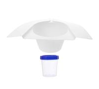 Vaguelly 10 Sets Urine Collection Hat Toilet Pee Sample Cup with Lid and Stickers for Patients Elderly Stool Urine Sample Collection Accessories