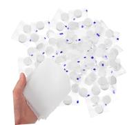 Vaguelly 100 Pieces Compressed Towel Tablets Mini Disposable Coin Tissues Portable Cotton Face Towels for Travel Outdoor Sports Camping