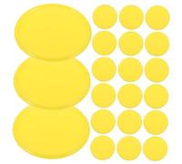 Vaguelly 100pcs Colored Blank Game Chips for Counting Learning and Classroom Activities Smooth Surface for Easy Handling and Identification for Games Rewards and Mathematical Concepts
