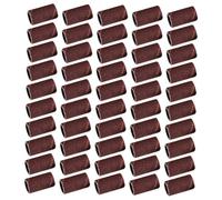 Vaguelly 100pcs Corundum Nail Drill Sanding Bands for Manicure and Pedicure Grinding Head Polisher Compatible with Nail Buffer and Sander Drill