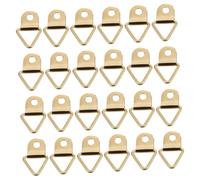 Vaguelly 100pcs Decorative Hooks for Hanging D-Ring Picture Hangers Mini Triangular Painting Hanging Hooks