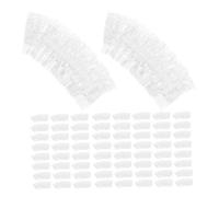 Vaguelly 100pcs Disposable Ear Covers Clear Ear Protectors for Hair Dye Shower Bathing Spa Home Salon Use Comfortable Fit Easy Application Single Use Design