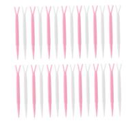 Vaguelly 100pcs Double-fold Eyelid Y-shape Fork Applicators Lightweight Eyelid Sticker Makeup Tools for Women Random Color Beauty Accessories for Cosmetic Use