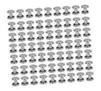 Vaguelly 100pcs Double Sided Cap Binding Rivets for Scrapbooks Notebooks and Photo Albums Hollow Mouth Locking Rivets for Secure Page Fastening and Comfortable Grip Repair and Stationery