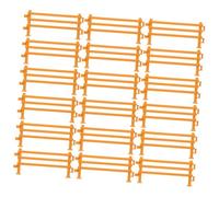Vaguelly 100pcs Fake Fence Model for Playset Realistic Horse Fencing Accessories for Farm Dioramas Paddock and Zoo Scenes for Creative Play and Educational Role Playing