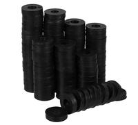 Vaguelly 100pcs Heavy Duty Rubber Vibration Pads for Air Conditioning Units Noise Reduction Easy Installation Durable Mechanical Rubber Pads for Ceiling Duct Systems