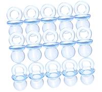 Vaguelly 100pcs Miniature Pacifiers Decor Party Favors for Showers and Gender Reveal Events Safe Acrylic Material Adorable Design for Unique Accessories