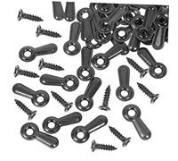 Vaguelly 100pcs Photo Frame Back Clips Durable Electroplated Turn Button Fasteners for Easy Installation Reliable Backing Hardware for Photo Frames and Drawings