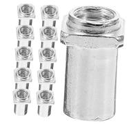 Vaguelly 100pcs Swivel Nut Drum Accessories Durable Replacement Parts for Tom Lug and Floor Drums Percussion Components for Electronic and Acoustic