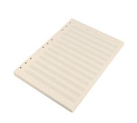 Vaguelly 100sheets Loose-leaf Manuscript Paper Rows Blank Refill Paper for Music Students Notebook Refill for Musicians