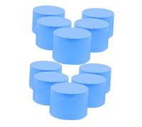 Vaguelly 10pcs Ants Nest Moisturizing Test Tube Sponge Plug Sky-blue Easy to Use Design for Ants Habitat and Farming Kit