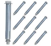 Vaguelly 10Pcs Carbon Steel Expansion Bolts for Speed Bumps Driveway Anchors Heavy Duty Fasteners for Asphalt Road Fixing