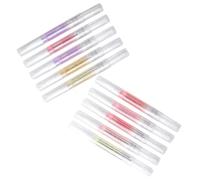 Vaguelly 10pcs Cuticle Oil Pen for Nail Care with Moisturizing and Rough Nail Repair Features Mineral Oil and Beeswax Formula Salon and Home DIY Use