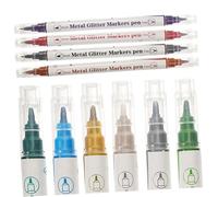 Vaguelly 10pcs Double-ended Nail Graffiti Pens for Manicure Painting Nail Art Markers for Gel Acrylic Natural for Dots Lines Flowers DIY Designs