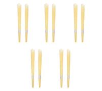 Vaguelly 10pcs Ear Aromatherapy Sticks Ear Wax Remover Creative Trumpet Shape Zinc Alloy Soothing Mind Body and Soul for People Work Outdoors and Dusty Places