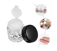 Vaguelly 10pcs Empty Spray Bottle Prickly Heat Powder Storage Loose Powder Bottles Lightweight for Travel