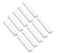 Vaguelly 10pcs Guitar Bone Nut Blanks Precision Crafted Replacement Nuts for Electric Acoustic and Classical Guitars and Easy to Install for Musicians