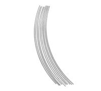 Vaguelly 10Pcs Guitar Fret Wires 200Mm Long Luthier Tools for Guitar Repair Replacement Sturdy Copper Material Silver Color