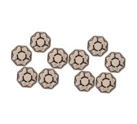 Vaguelly 10pcs Guitar Pedal Button Toppers Easy to Replace Guitar Pedal Caps Footswitch Toppers Effect Caps