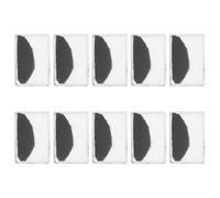 Vaguelly 10pcs Iron Filings Magnetic Field Visualization Kit Lightweight Plastic and Iron Teaching Guide Physics Study Tools for Students Outdoor Education