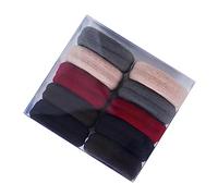 Vaguelly 10pcs No Damage Elastic Ponytail Rubber Bands Soft High Elastic Hair Ties for Women Girls Multi-color Hair Accessories for Stylish Hairstyles