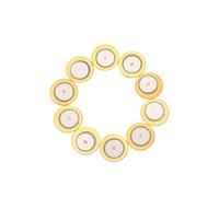Vaguelly 10pcs Piezo Disc Diaphragm Elements Impedance for Acoustic Guitar Pickups Boxes Mics