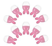 Vaguelly 10pcs Pink Bunny Shaped Easter Treat Box Made with Convenient Portability and Easy to Use Design, for Outdoor Spring Outings and Classroom Celebrations