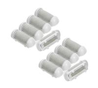 Vaguelly 10pcs Replacement Roller Heads for Electric Foot File Callus Remover Feet Scrubber Refills Pedicure Tool Compatible with Multiple Devices for Soft Smooth at Home