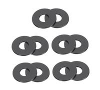 Vaguelly 10pcs Shifter Gasket Radio Gaskets Switches For Mixer Taps Gasket Sealer Cable Wiring Game Flush Valve Petrol Tank Sealer Hydraulic Seal Console Black