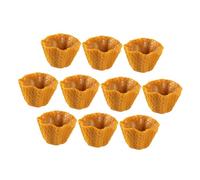 Vaguelly 10pcs Simulated Ice Cream Tray Diy Accessories for Jewelry Making Boys and Girls Ice Cream Cone Charms for Diy Crafts Photo Props Decoration