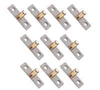 Vaguelly 10pcs Sliding Barn Door Floor Guide T-Shape Floor Guide Barn Door Copper Iron Material Enhanced Stability Superb Weight Capacity 8mm Shaft Diameter Suitable for Offices and Sliding