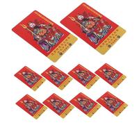 Vaguelly 10pcs Year Snake Tai Sui Card Feng Shui Amulet for Luck Protection and Fortune Bringing Home Office Store Event Supplies