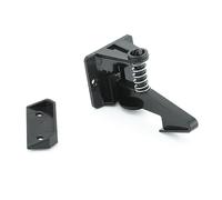 Vaguelly 12 Pairs Baby Cabinet Locks Child Proof Latches for Bathroom and Storage Area, Black Abs Material with Spring, Easy for Adults to Open, Difficult for Kids, Baby Safety Drawer