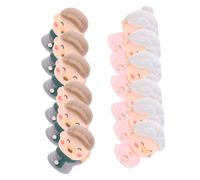 Vaguelly 12 Pcs Grandma Cake Decorations Birthday Cake Decor Wedding Couple Figure Couple Ceramic Figurine Grandma Figurines